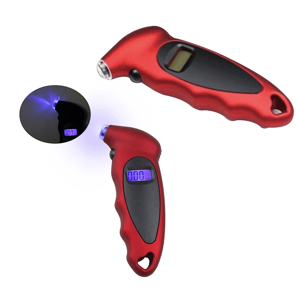 Digital Tire Pressure Gauge Meter Bicycle Bike Car Tire Diagnostic Tool 0-150 PSI Backlight LCD Air Pressure Gauge Tester