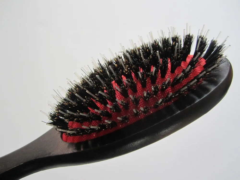 2019 High Quality Wild Boar Bristle Brush Hair Extension Fine