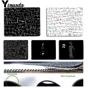 

Yinuoda Mathematical formula on the blackboard Office Mice Gamer Soft Mouse Pad Size for 18x22x0.2cm Gaming Mousepads
