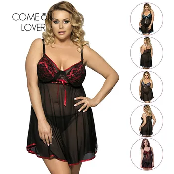 

Comeonlover Sexy Lingerie Nightwear Underwear Fantasia Sexy Dress Erotic Babydoll Lingerie Sexy Plus Size Porno Lingerie RI7922