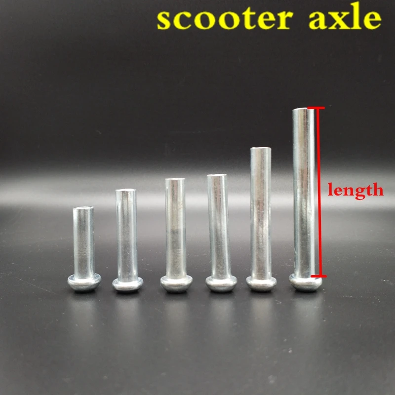 

free shipping scooter accessories scooter screw axles 5 pcs / lot 8*26 mm to 8*110 mm
