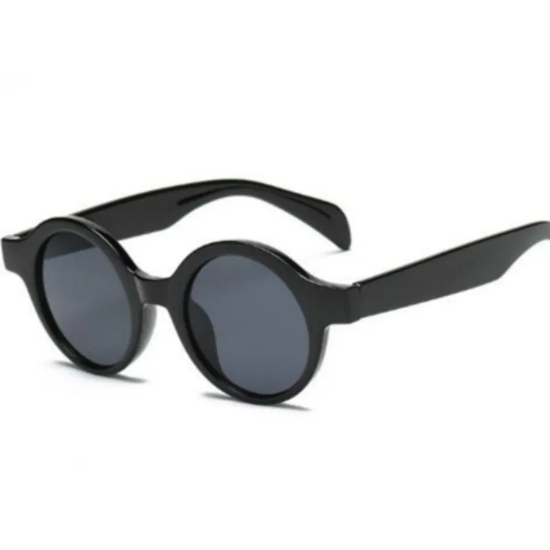 Aipo, винтажные Круглые Солнцезащитные очки для мужчин и женщин, Ретро стиль, высокое качество, оправа, уличные очки, брендовые летние солнцезащитные очки, 4 цвета, N9 - Цвет линз: black