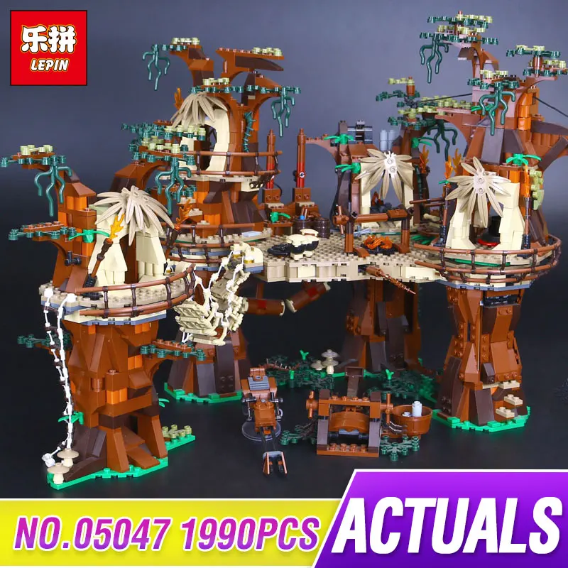 

Lepin 05047 1990pcs Star E-wok Wars Village Building Blocks Bricks Educational Children Toys Compatible with 10236 Gift
