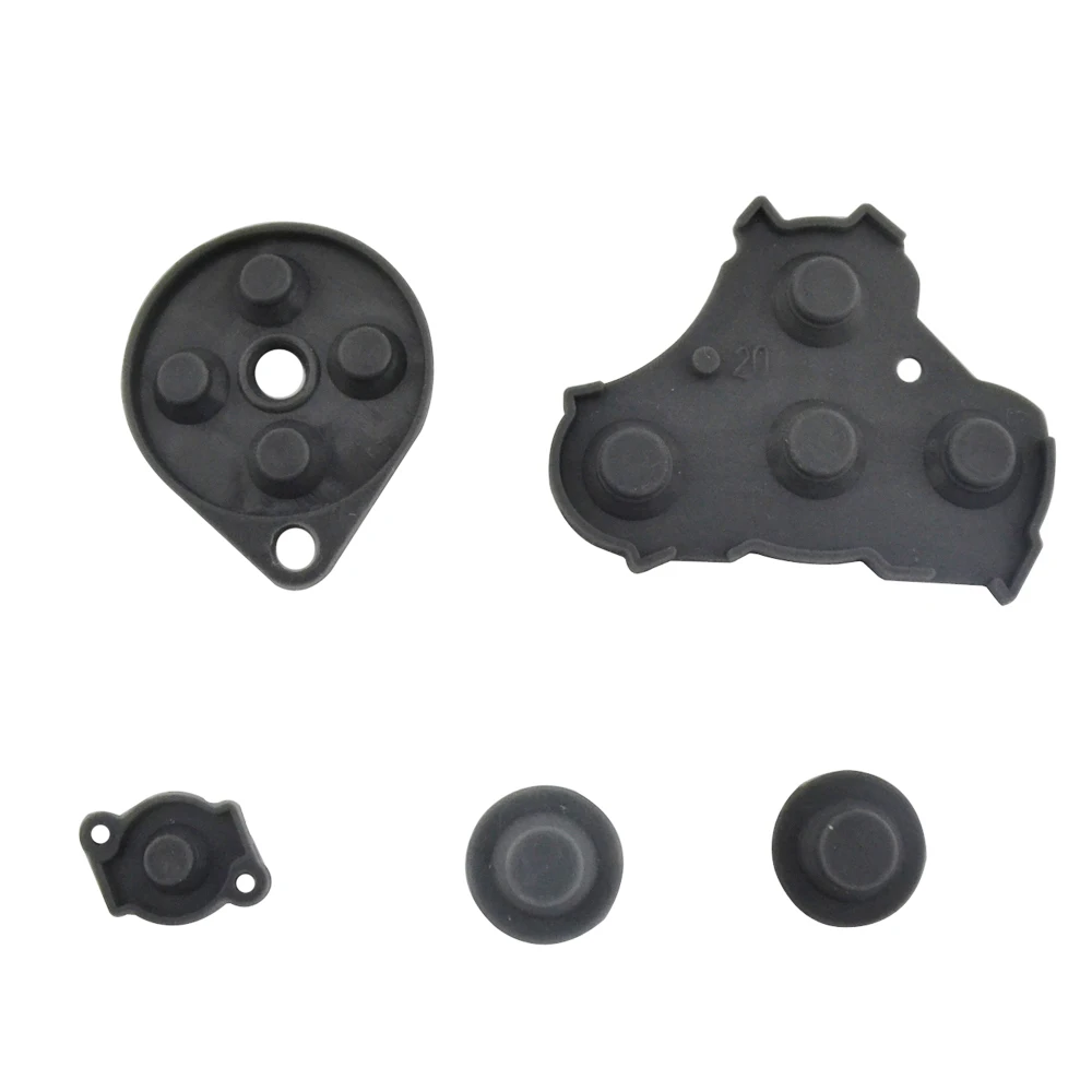 50 Sets For N-G-C Conductive Rubber For Game-Cube Soft Rubber Silicon Conductive Button Pad For Controller Replacement