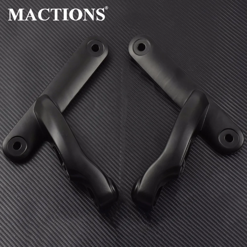 

Motorcycle Auxiliary Lighting Brackets Aluminum Black Kit For Harley Touring Street Glide Road King FLHR FLHX 1996-2015 2016