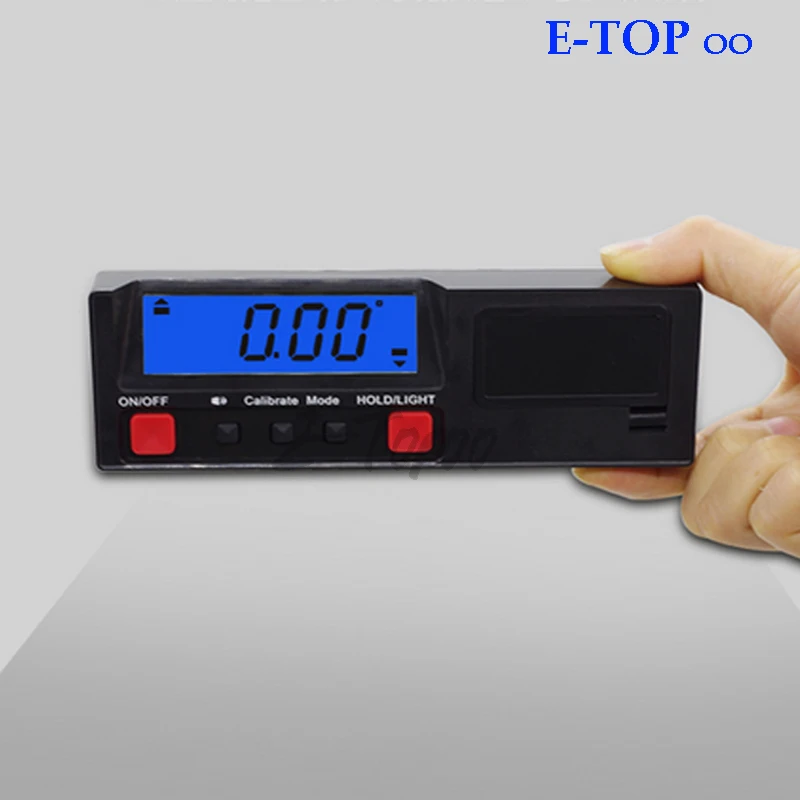

Electronic Digital LCD 360 Degree Inclinometer Angle gauge Protractor level Box Meter with Magnetic Base Automatic Power-off