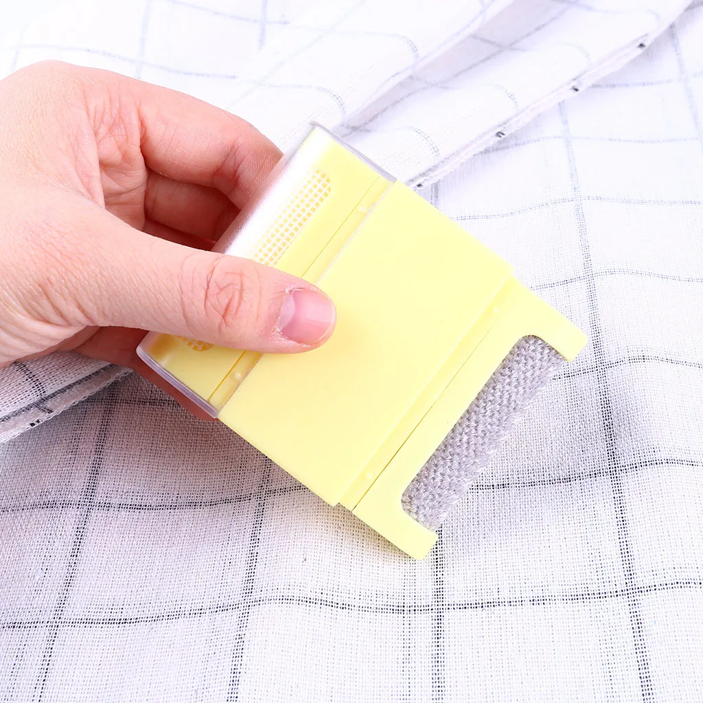 

Double Dust Lint Remover Lint Clothes Sweater Hair Roller Shaver Fluff Fuzz Fabrics Remover Pill Handheld Cleaning Brush J#1