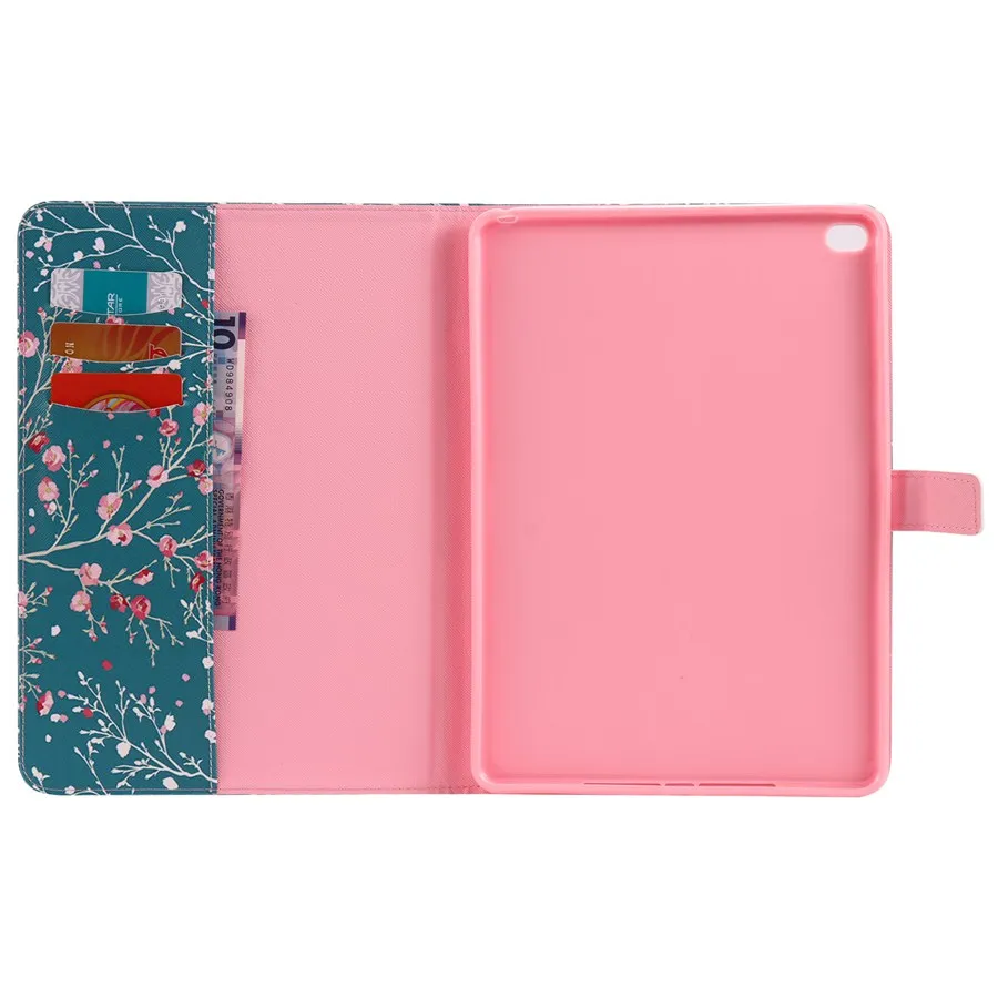 Умный чехол для iPad air 2 ipad 6 9 7 дюйма Funda из искусственной кожи с 3D цветным рисунком