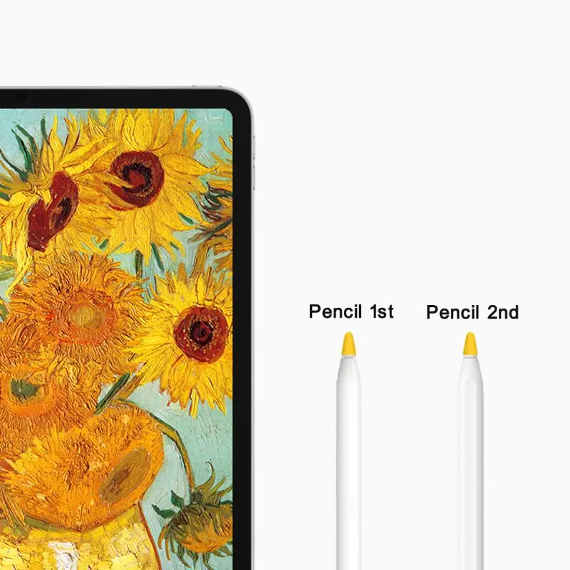 8 шт силиконовый сменный защитный наконечник, чехол для Apple ipad Pencil 1st 2nd Stylus ручка для тачскрина