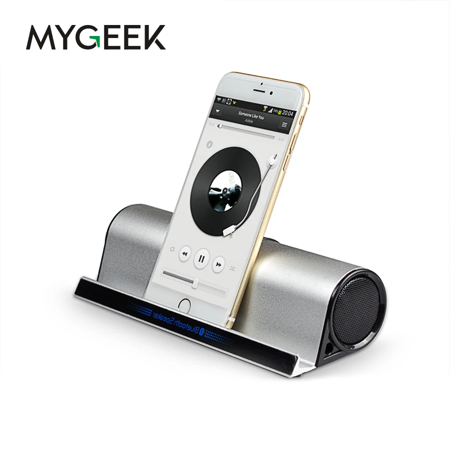 Portable Subwoofer Mini Bluetooth Speakers Metal Steel Surround