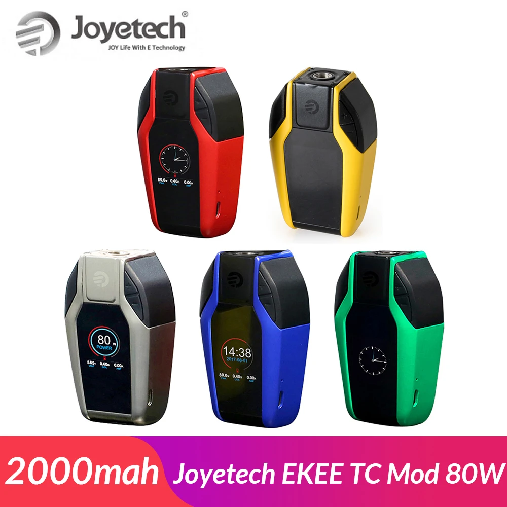 

Original Joyetech EKEE TC Mod box 80W with built in 2000mah battery box mod 1.3inch TFT Screen Electronic cigarette vape mod