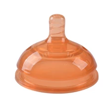 7 см детская сменная соска широкого калибра Nano Серебристые жидкие силиконовые соски имитирующие грудное молоко мягкие детские инструменты для кормления