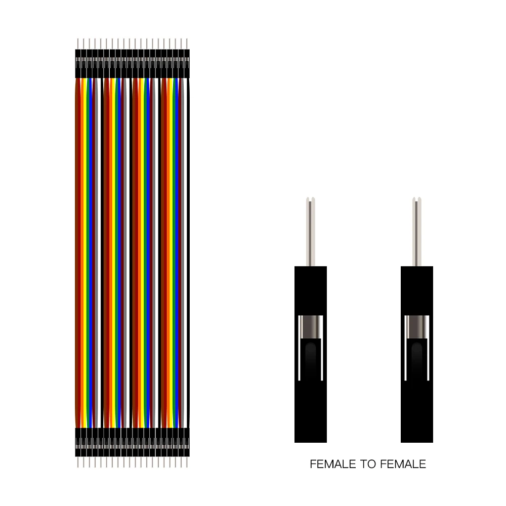 Мужской на мужской/мужской на женский/Женский на Женский Dupont линия 40 pin 30 см длина для Arduino - Цвет: Male to Male
