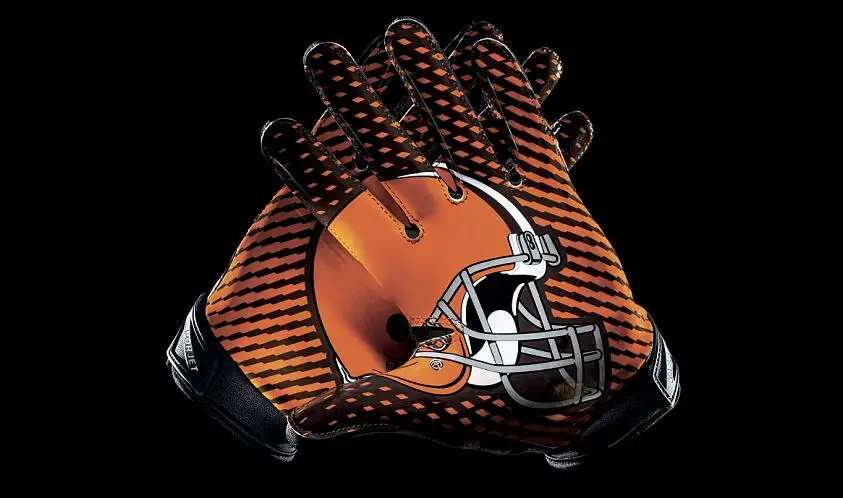 Cleveland Browns Flag 3x5 ft Gloves Style 2 Metal Grommets US Sport Team Banner Digital Printing 252312 | Дом и сад