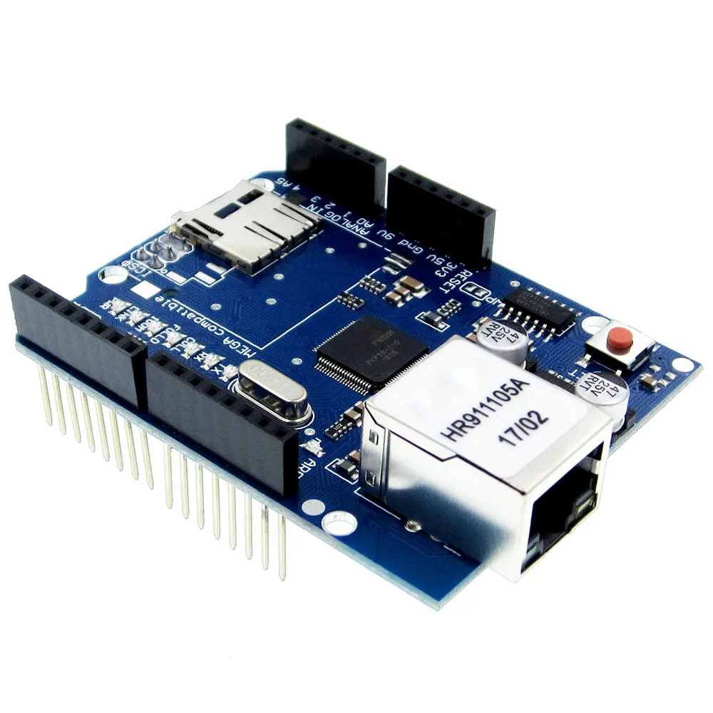

1PCS/LOT Ethernet Shield W5100 < only W5100 Development boardor For Ard UNO Mega 2560 1280 328 UNR