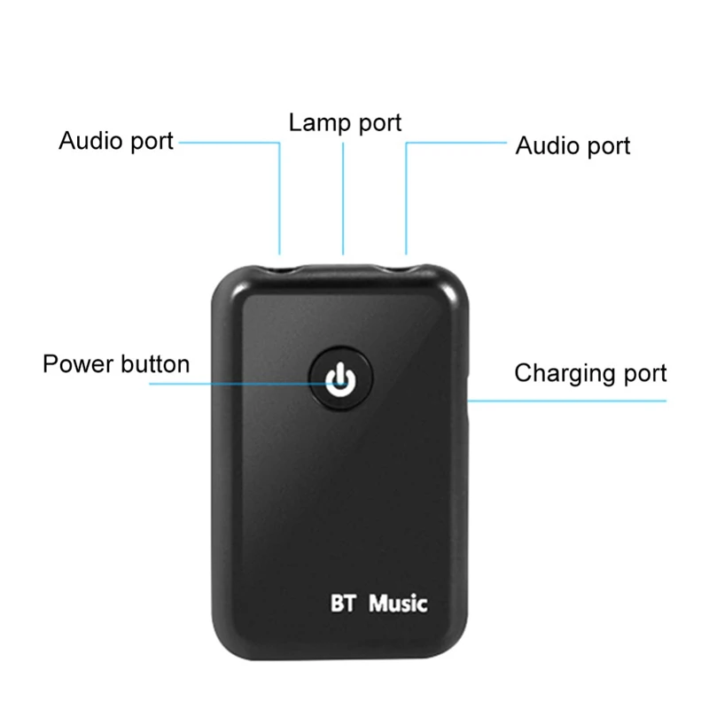 VAORLO 2 в 1 Bluetooth передатчик приемник для ТВ и автомобиля 4,2 беспроводной Bluetooth адаптер 3,5 мм AUX аудио стерео музыкальный приемник