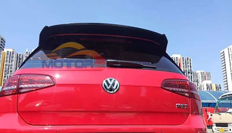 Настоящее углеродное волокно крыло багажник выступ Спойлеры для Volkswagen VW Golf 7 MK7 Golf GTI RLINE 2014UP V085
