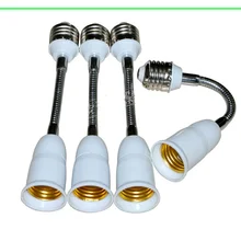 E27 светодиодный гибкий фонарь удлинитель адаптер лампа держатель конвертер Винт гнездо
