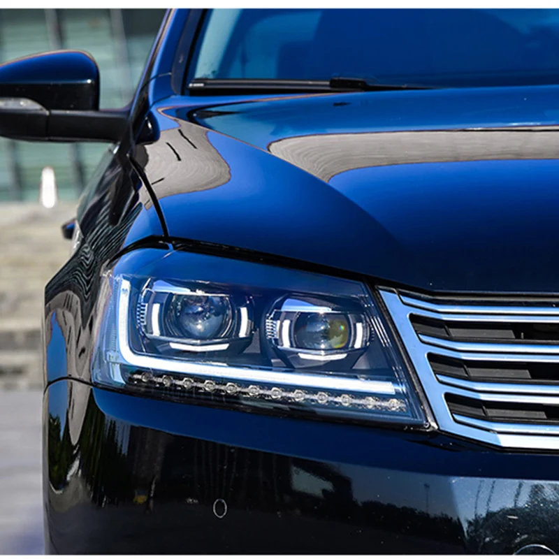 Автомобильный Стайлинг для Volkswagen VW Europe Passat B7 фары 2012 2016 светодиодный ные DRL