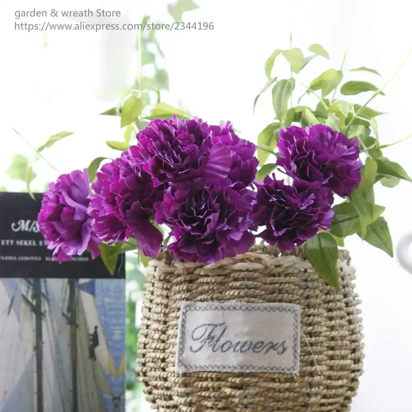 Purple Red White Pink Yellow Blue Champagne Single Carnation Mother S Day Gift Home Wedding Decoration Table Centerpieces Wedding Centerpieces Blue Blue Centerpiecepink Wedding Centerpieces Aliexpress