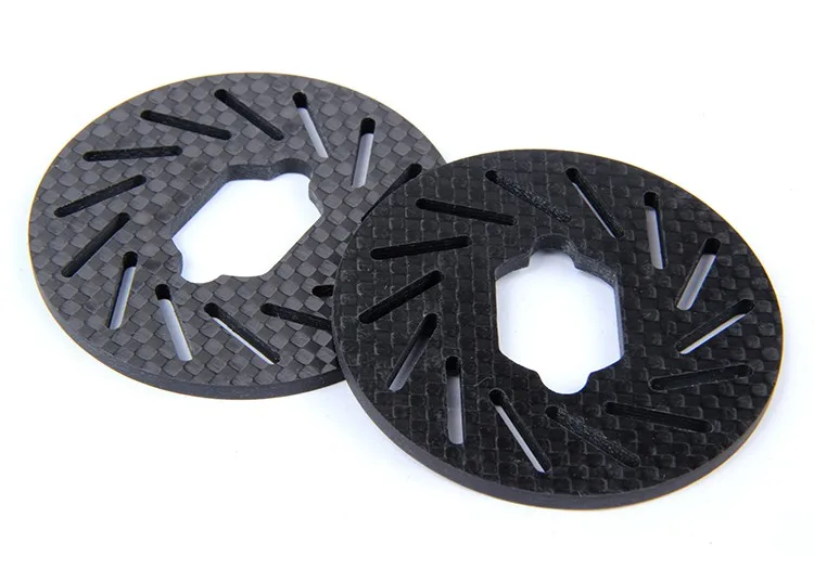 Carbon Fiber Brake Discs For 1/5 Losi 5ive-T ROVAN LT Remote Control Car Parts 