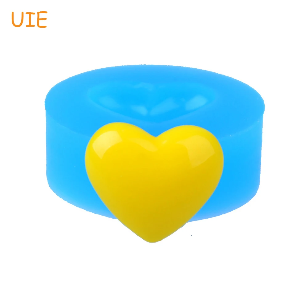 PYL149U 17 4 мм силиконовая форма-сердце-Fondant Sugarcraft Marshmallow аксессуары смола ювелирные