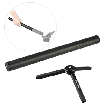 

Carbon Fiber Extension Monopod Pole Rod Stick for DJI Ronin-S/Moza Air Cross/F / Zhiyun Crane 2, Smooth 4 3 Q Stabilizer Gimbal