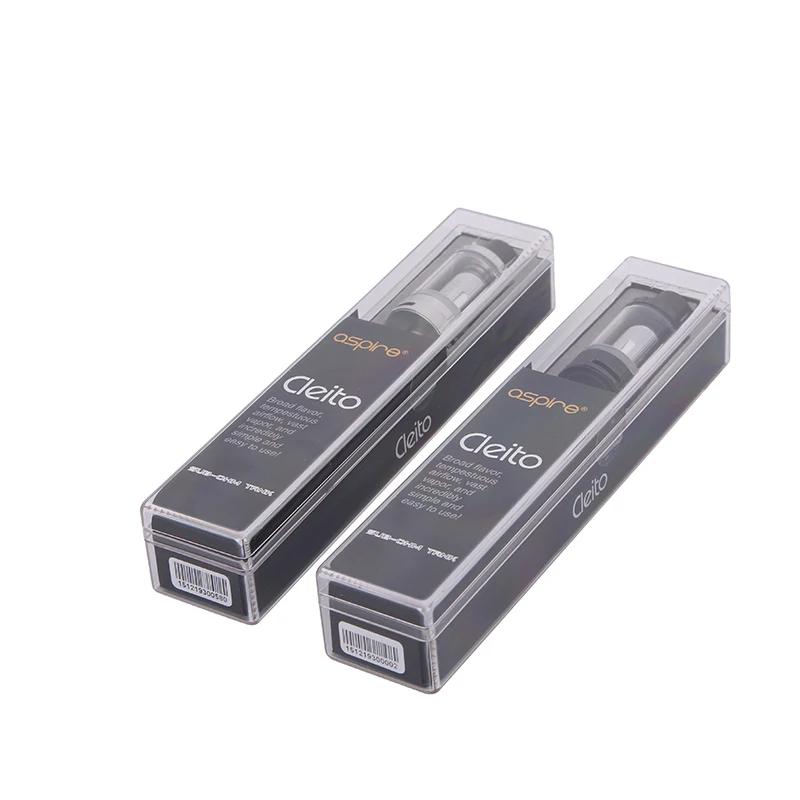 100% Original Aspire Cleito Atomizer Kit 3.5ML Clearomizer Pyrex Tank 0.2ohm 0.4ohm Sub Ohm Aspire Cleito Tank 06