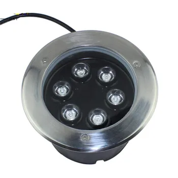 

Free Shipping 6*2W 12W LED Underground Light IP67 Buried Recessed Flood Outdoor Lamp DC12V OR AC85-265V