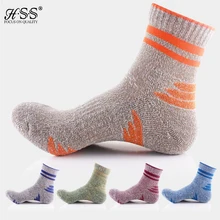 5 Paris/Lot 2016 Nuevo Monton Hombres Calcetines de Algodón de Alta Elasticidad calcetines de La Raya calcetines Calzado de Montaña ciclismo
