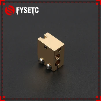 

2pcs High Temperature H59 Copper Volcano Heater Block For E3D HOTEND Compatible PT100 Thermistor Cartridge Sensor V6 Hot