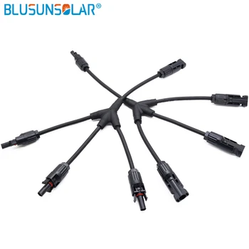 

T Branch Connector parallel connect 3 branch Electrical Solar 30A 1000V Solar Connector T Solar Panel Wire Connector
