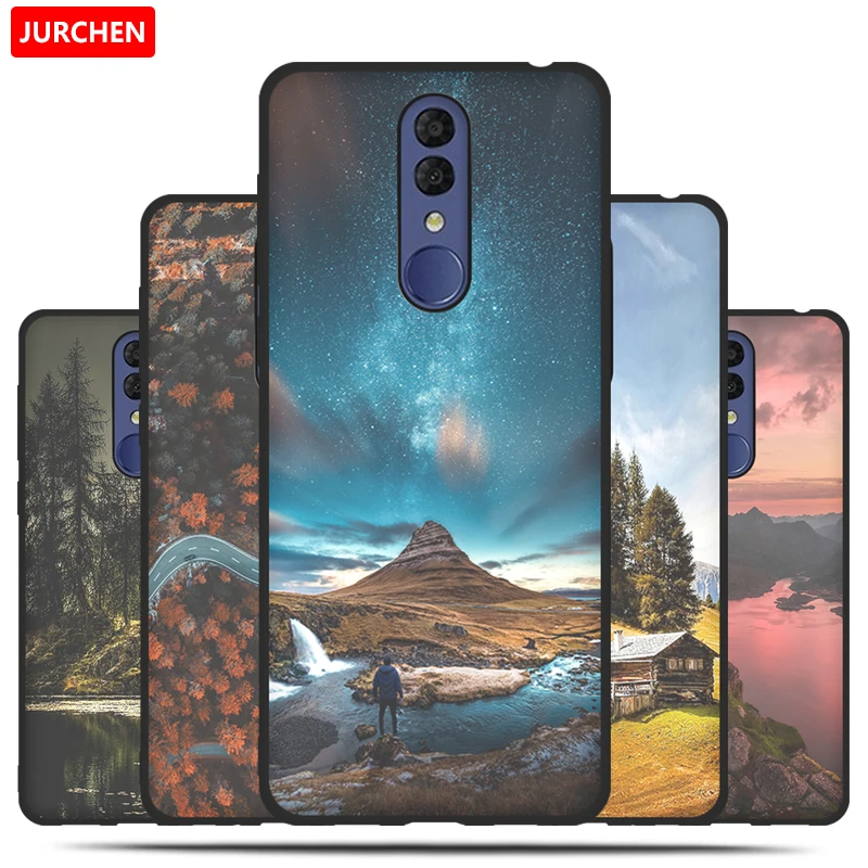 Мягкие силиконовые чехлы JURCHEN для телефонов Alcatel 3 2019 чехол задняя крышка модный