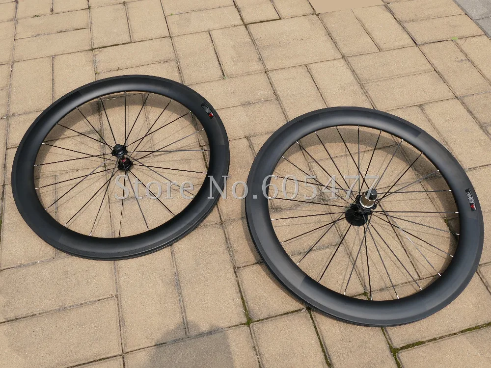 

Toray Carbon Fiber Clincher Wheelset 60mm Road Bike Bicycle Wheel Clincher Rims Width : 20.5/23/25mm