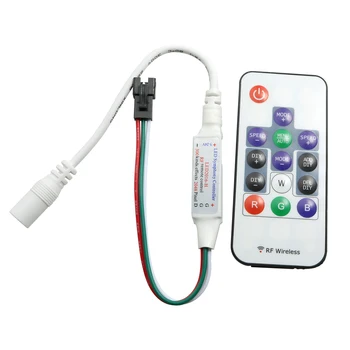 

Led Strip Light WS2812B WS2811 SK6812 RGB Led Controller with 14keys RF Wireless Remote Controller ,DC5-24V