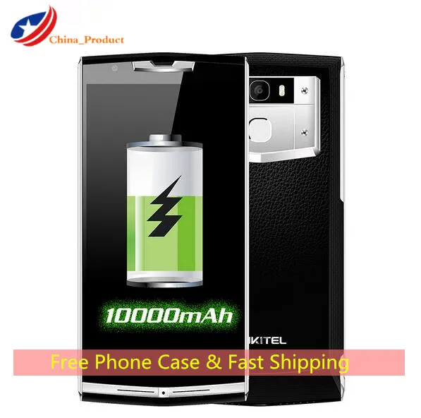 (24 часа доставка) Oukitel K10000 PRO 10000 мА/ч MTK6750T Octa Core 5 &quotAndroid 7 0 3 Гб оперативной памяти 32