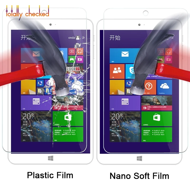 

For Onda V820W 8.0'' TAB Anti-Shatter Screen Protector Film Best Explosion-Proof Nano Soft Film