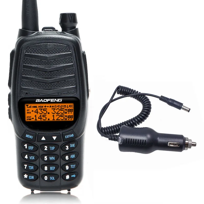 Baofeng UV-X9 Plus Walkie Talkie 10 Вт Высокая мощность двойной PTT двухдиапазонный VHF/UHF10km большой диапазон Модернизированный UV-82 Ham радио - Цвет: add car charger