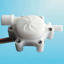 10 шт./лот DC3-18V Прямой датчик счетчика расхода воды импульсный выход Модель 1PC-HS2T-P