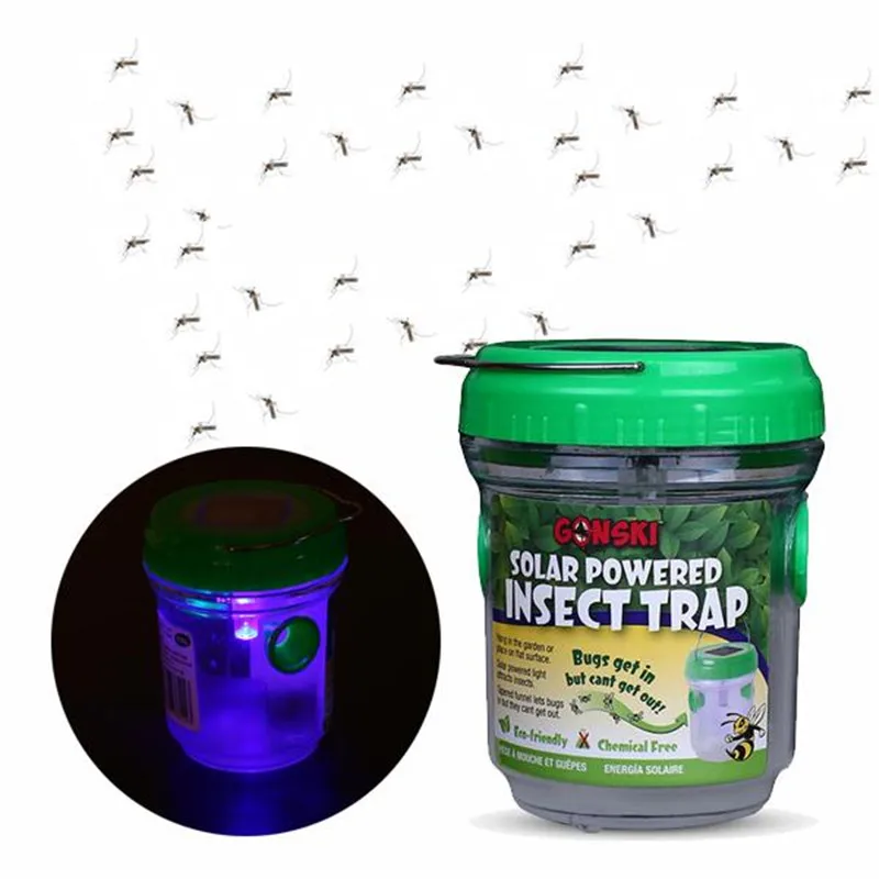 DC 3.2V Portable Solar Mosquito Trap Mosquito Killing Lamp Insect Traps