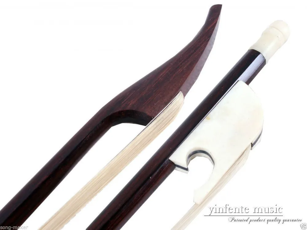 

1 pcs 4/4 cello Bow Baroque Model white Bone F rog Brazilwood Round Stick New 55+1 #