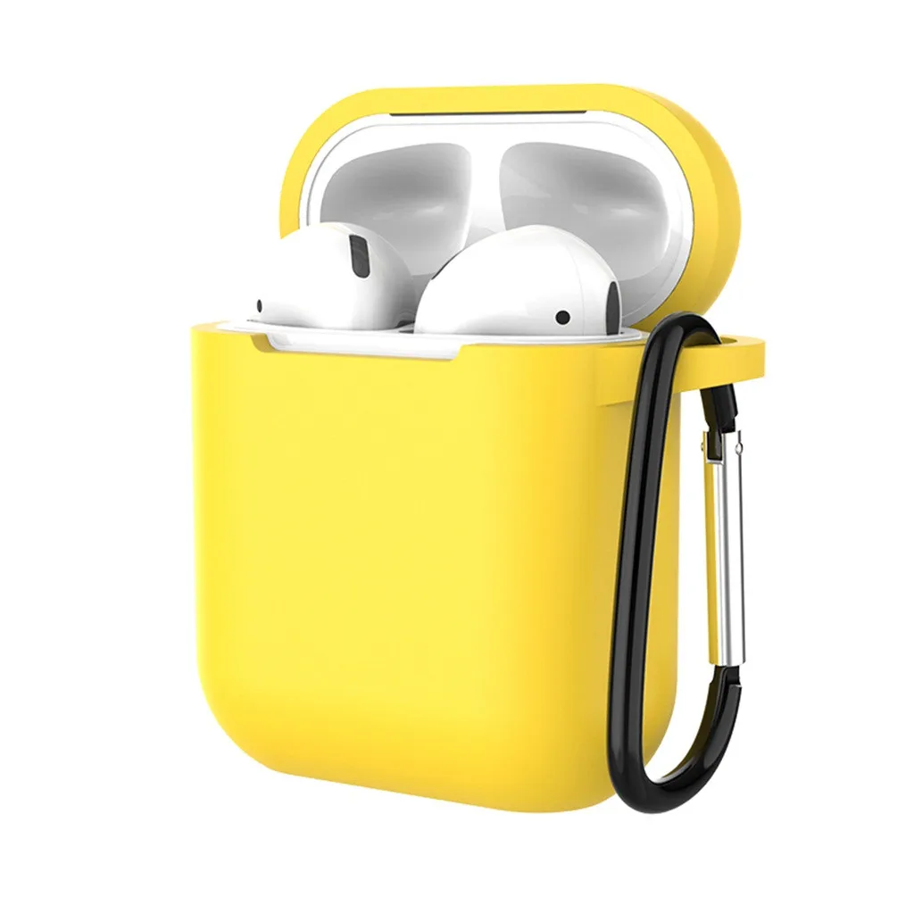 Silicone Anti-lost Protective Cover Skin Case for Apple AirPods with Ear Hook