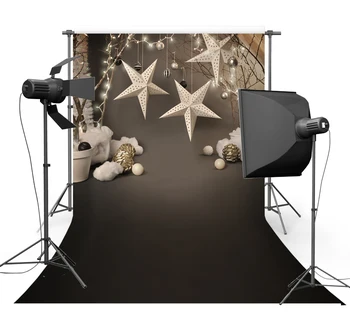 

Vinyl Christmas star Photography Background Computer Printed children newborn Photo Christmas Backdrop for Photo Studio