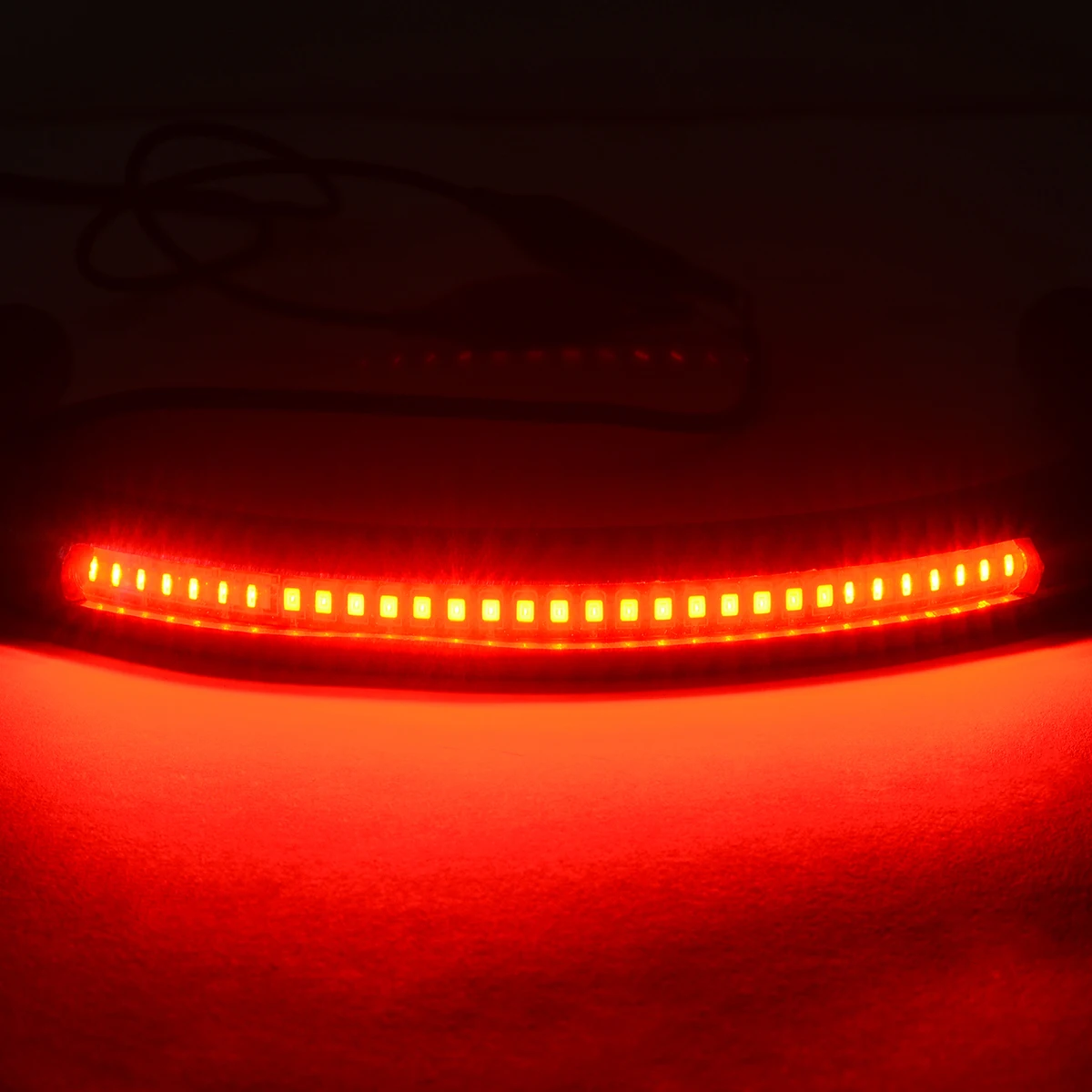 1PC 3 In 1 Cafe Racer Seat Frame Loop Hoop With Rear Brake Stop LED Light Turn Signal Lamp 227mm For Motorcycle Accessories