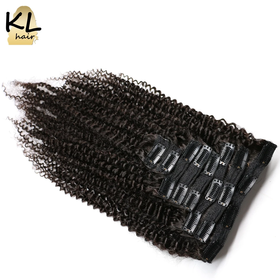 Buy KL Hair Brazilian Kinky Curly Hair Clip in Human