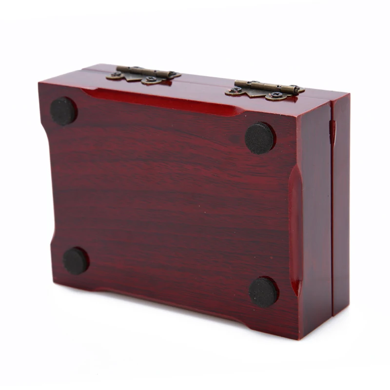 Новая деревянная коробка игральные карты Контейнер чехол для хранения Упаковка покерный мост коробка