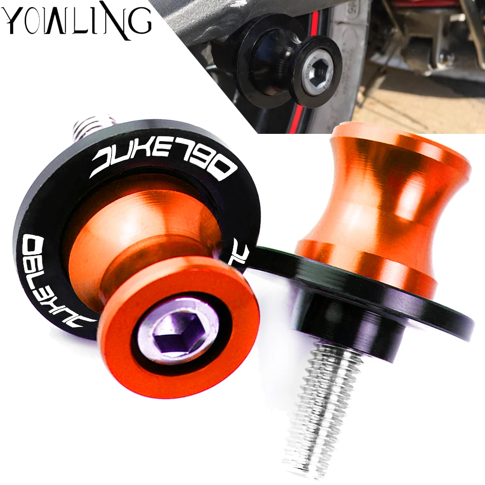 

10MM Motorcycle accessories Swingarm Spools slider stand screws For KTM 790 DUKE 790DUKE 2018 2019 2020 Spools Stand Arm Screws