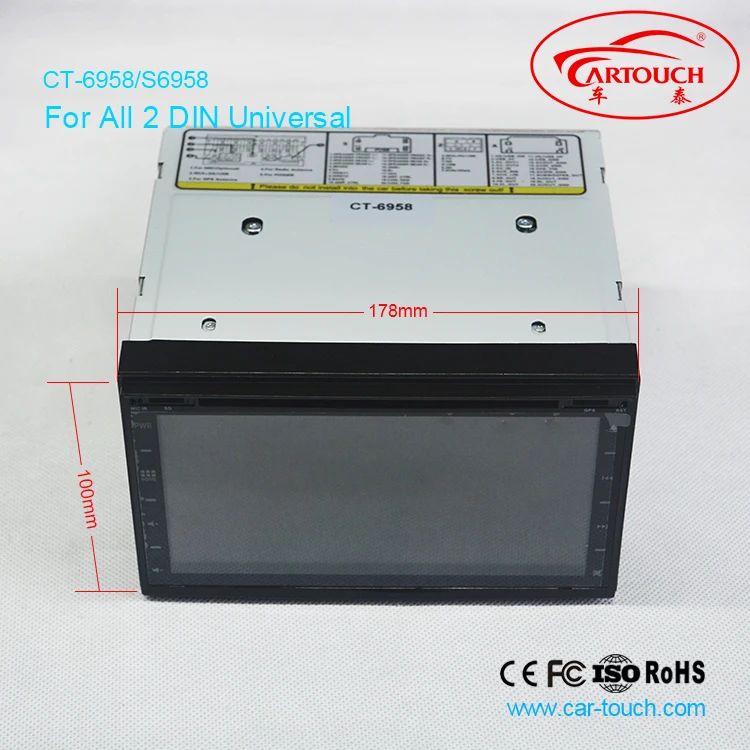 Clearance 6.95 inch wince 6.0 in dash 2 din Car DVD Player audio HD Touch Screen 1080p Video Wifi 3G GPS Stereo for Nissan Hyundai Honda 5