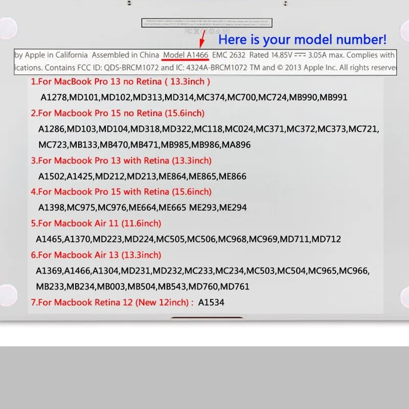 Macbook model no_OK