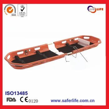 

CE FDA Emergency Can be used in water and air flow folding basket stretcher